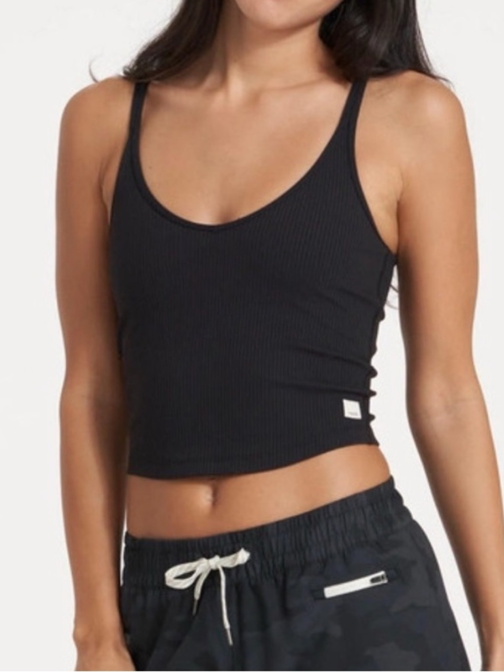 Vuori Ribbed Strappy Top